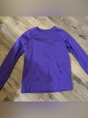 Nike Purple Athletic Crewneck Sweatshirt